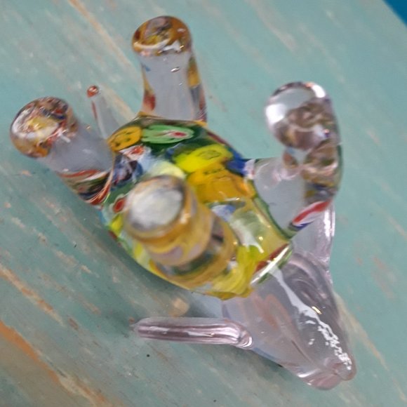 Murano Glass Elephant Millefiore Multi Colored Blown Glass Handmade Figurine - Picture 13 of 16